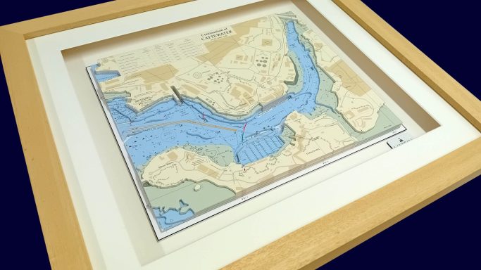 3D Nautical Chart Cattewater Plymouth 3D Nautical Chart Cattewater Plymouth