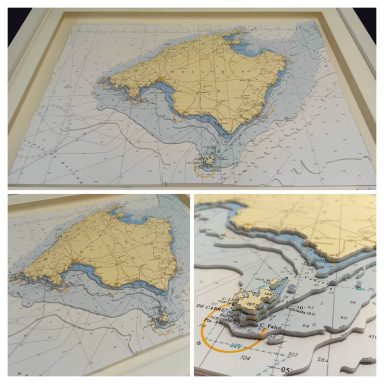 3D Admiralty Nautical Chart Mallorca