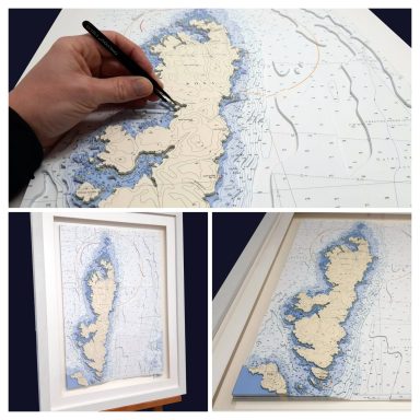 3D Admiralty Nautical Chart Rona