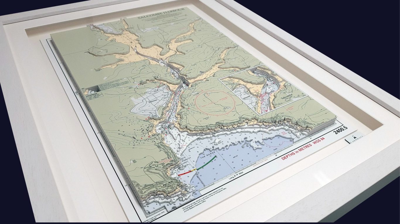 3D Nautical Chart Salcombe