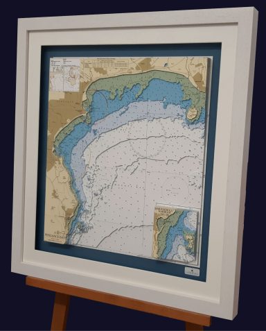 3D Admiralty Nautical Chart of Penzance