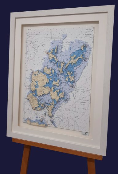 3D Admiralty Nautical Chart Orkney