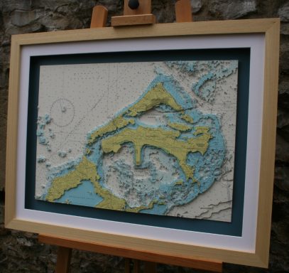 3D Admiralty Nautical Chart Bermuda
