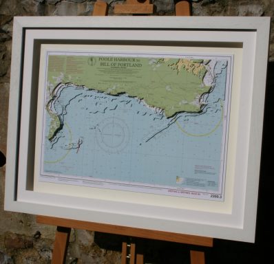 3D Imray Nautical Chart Portland to Poole