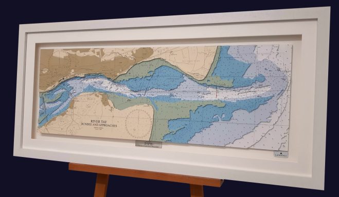 3D Admiralty Nautical Chart River Tay
