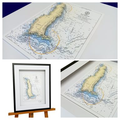 3D Nautical Chart Lundy