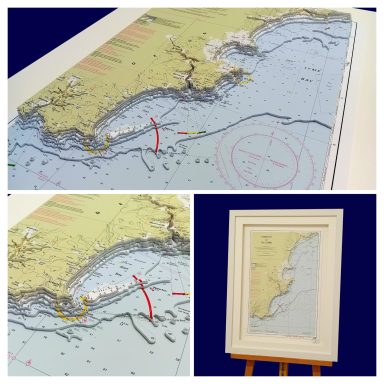 3D Nautical Chart Exmouth to Salcombe