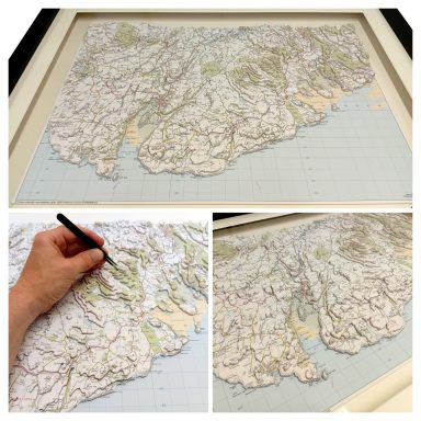 3D OS Map Kirkcudbright