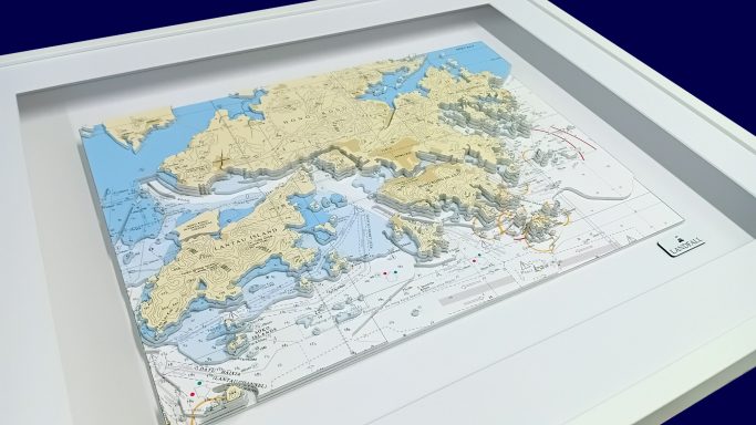 3D Nautical Chart Hong Kong