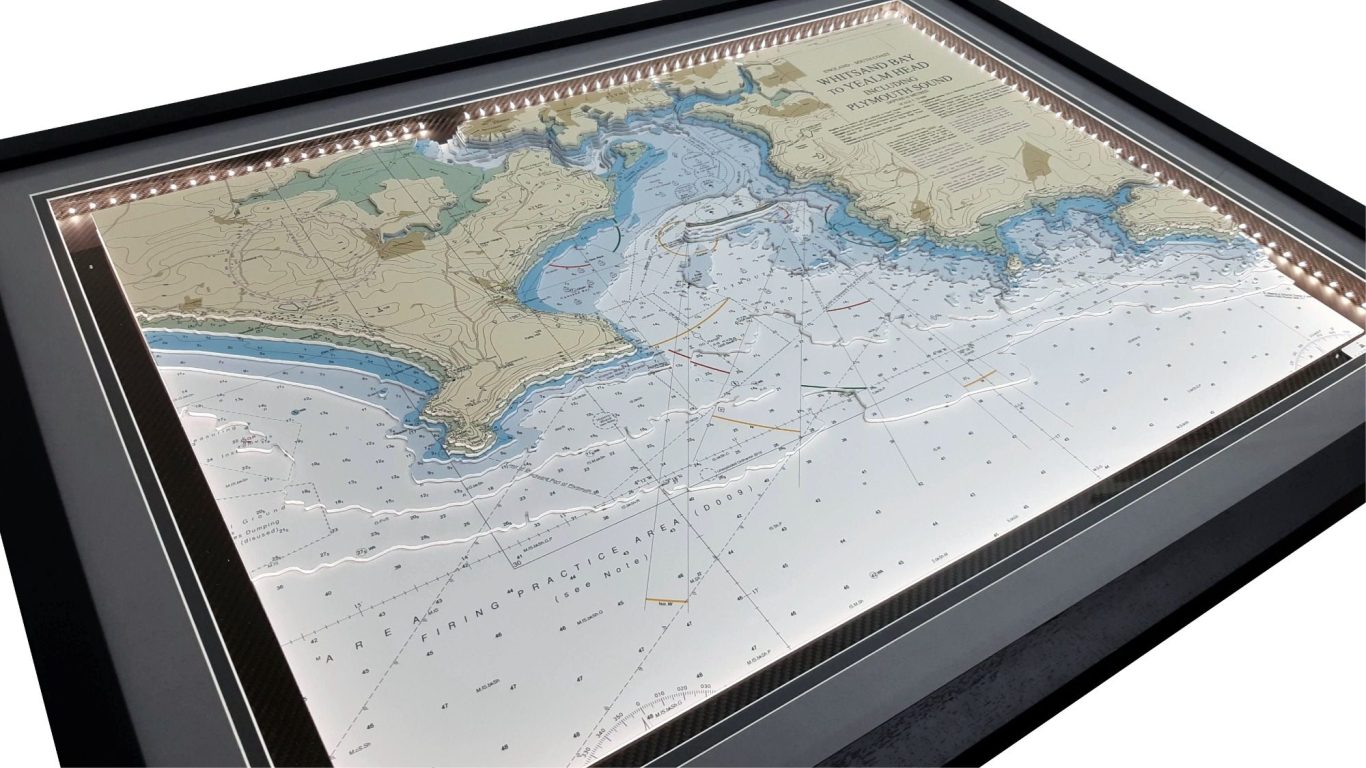 Admiralty 3D Nautical Chart Plymouth Sound