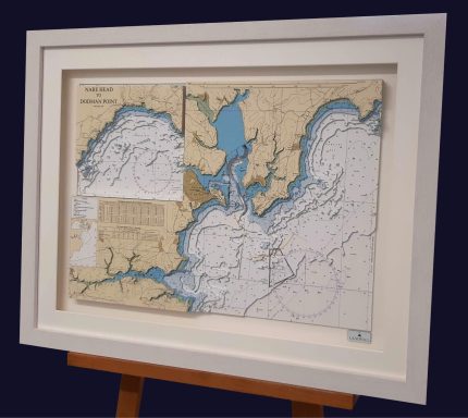 3D Admiralty Nautical Chart of Falmouth & Helford