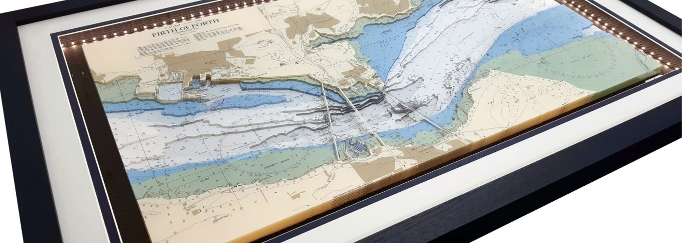 3D Nautical Chart Firth of Forth