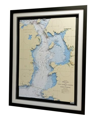 3D Admiralty Nautical Chart Irish Sea