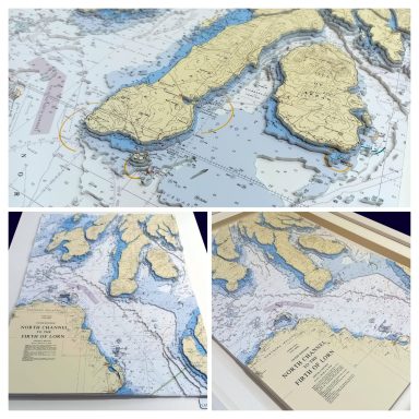 3D Admiralty Nautical Chart North Channel