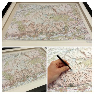 3D OS map Ochil Hills