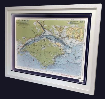 3D Imray Nautical Chart Isle of Wight