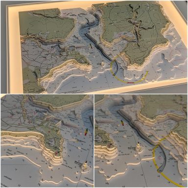 3D Nautical Chart Falmouth