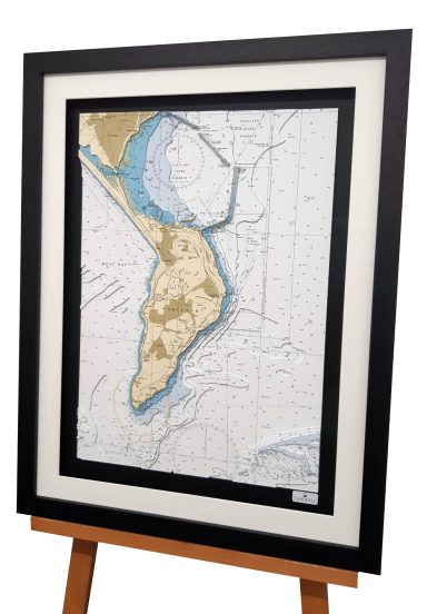 3D Admiralty Nautical Chart of Portland