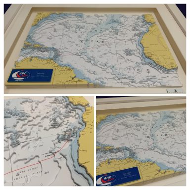 3D Admiralty Chart North Atlantic ARC 40th