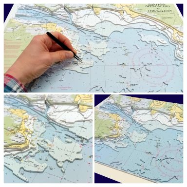 3D Imray Nautical Chart East Solent 3D Imray Nautical Chart East Solent
