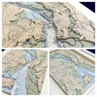 3D NOAA Nautical Chart Essex CT