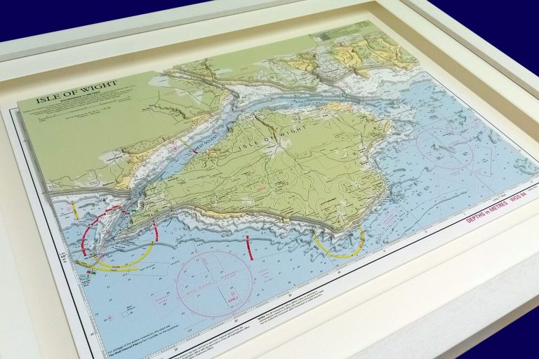 3D Nautical Chart South UK