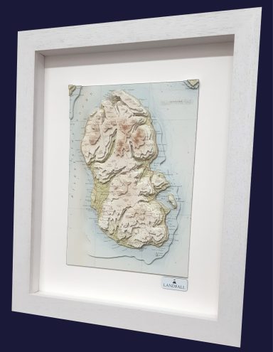 3D Map Topographic Model Arran