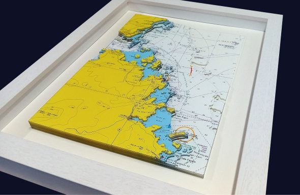 3D Nautical Chart Liberty Yacht Sardinia