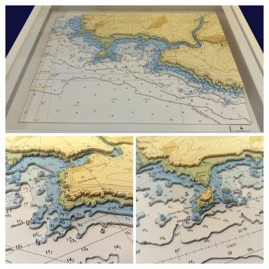 3D Nautical Chart River Yealm 3D Nautical Chart River Yealm