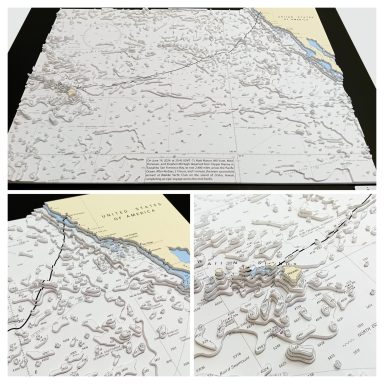 3D Nautical Chart Pacific Ocean Row