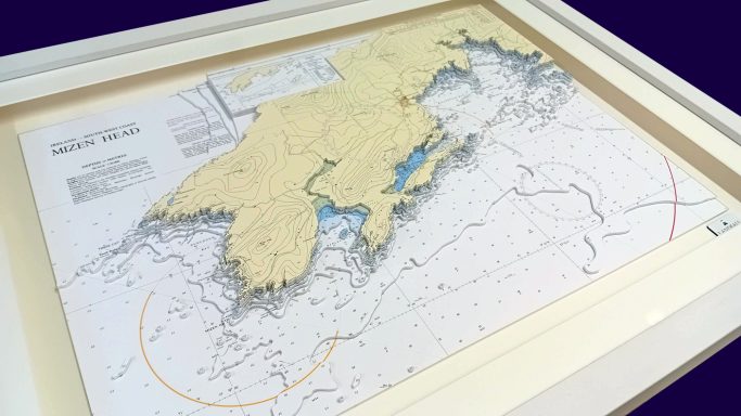 3D Nautical Chart Mizzen Head Ireland