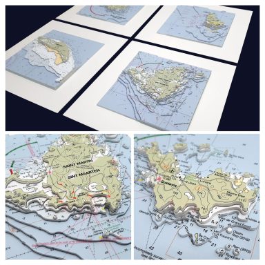 3D Imray Nautical Chart Caribbean