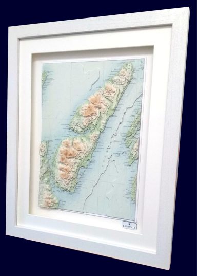 3D Map Topographic Model Jura