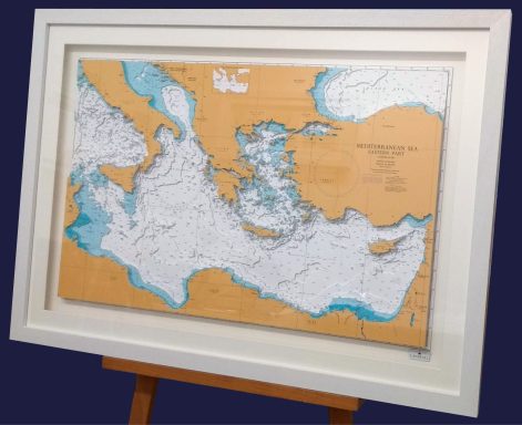 3D Nautical chart East Mediterranean