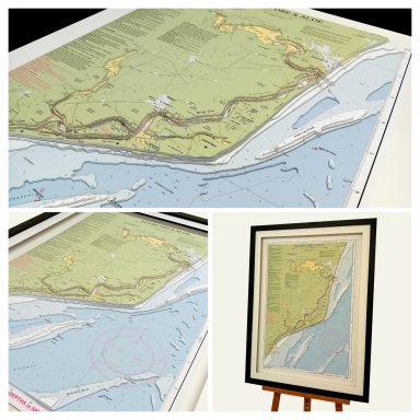 3D Nautical Chart River Ore