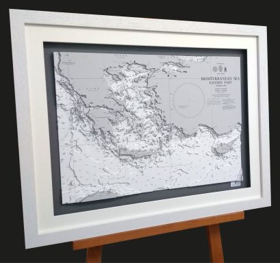 3D Nautical chart East Mediterranean