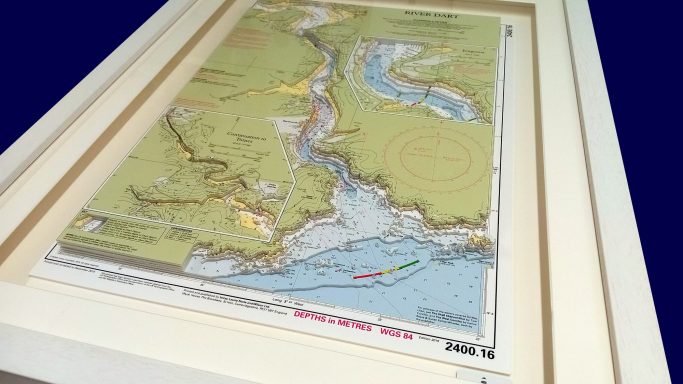 3D Imray Nautical Chart of River Dart