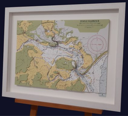 3D Imray Nautical Chart Poole Harbour