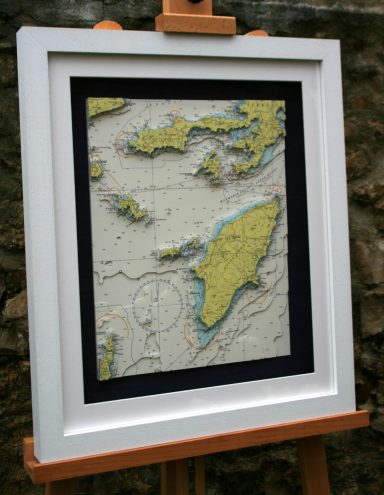 3D Nautical chart Rhodes