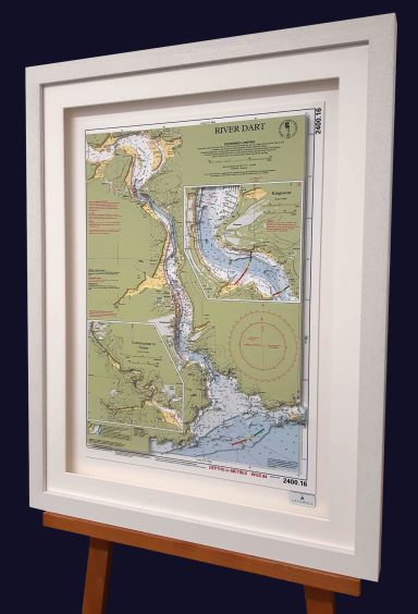 3D Imray Nautical Chart of River Dart