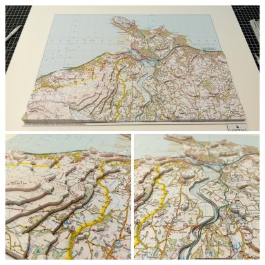 3D OS Map Llandudno