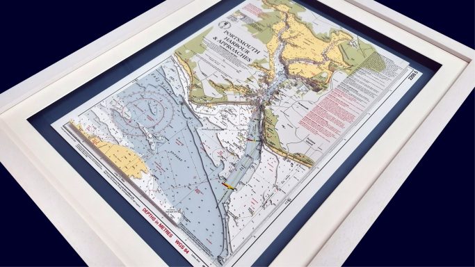 3D Imray Nautical Chart Portsmouth