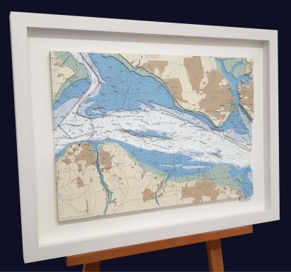 3D Admiralty Nautical Chart Central Solent