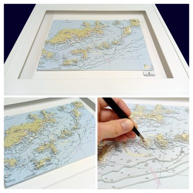 3D Imray Nautical Chart BVI 