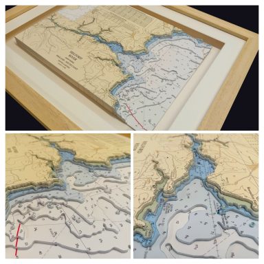 3D Admiralty Nautical Chart Helford