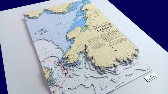 3D Admiralty Nautical Chart Baltimore