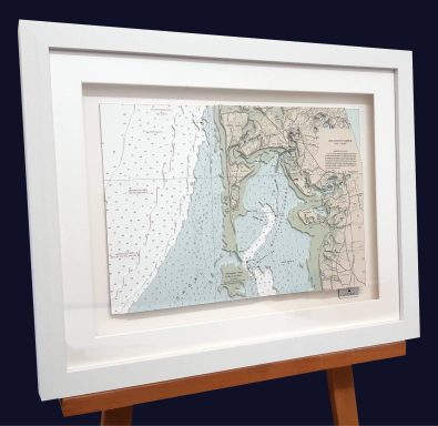 3D NOAA Nautical Chart Wellfleet Harbour