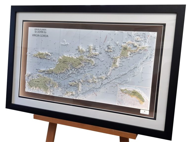 3D Nautical Chart BVI Cooper Island Beach Club