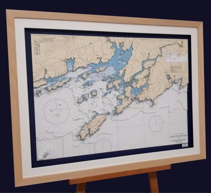 3D Admiralty Nautical Chart Long Island Ireland