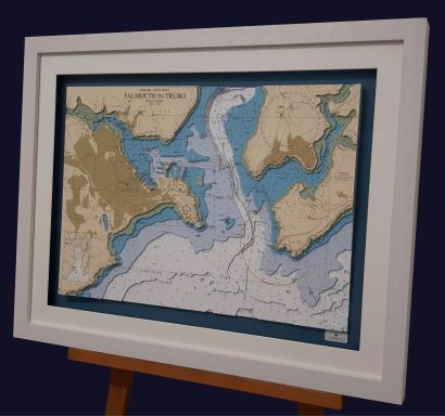 3D Admiralty Nautical Chart of Falmouth
